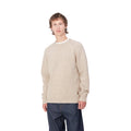 Hombre con el Jersey Carhartt WIP Anglistic Sweater Blanco