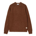 Hombre con el Jersey Carhartt WIP Anglistic Sweater Marrón