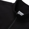 Cuello alto y media cremallera de la Sudadera con cuello alto y media cremallera Carhartt WIP Half Zip American Script Sweat Negra