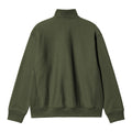 Hombre con la Sudadera con cuello alto y media cremallera Carhartt WIP Half Zip American Script Sweat Verde Tarragon