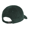 Gorra Carhartt WIP Harlem Cap en color verde, vista trasera con cierre ajustable.