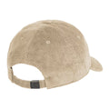 Gorra Carhartt WIP Harlem Cap en color beige, vista trasera con cierre ajustable.