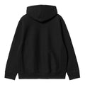 Sudadera con capucha arhartt WIP Hooded American Script Sweat Negra espalda