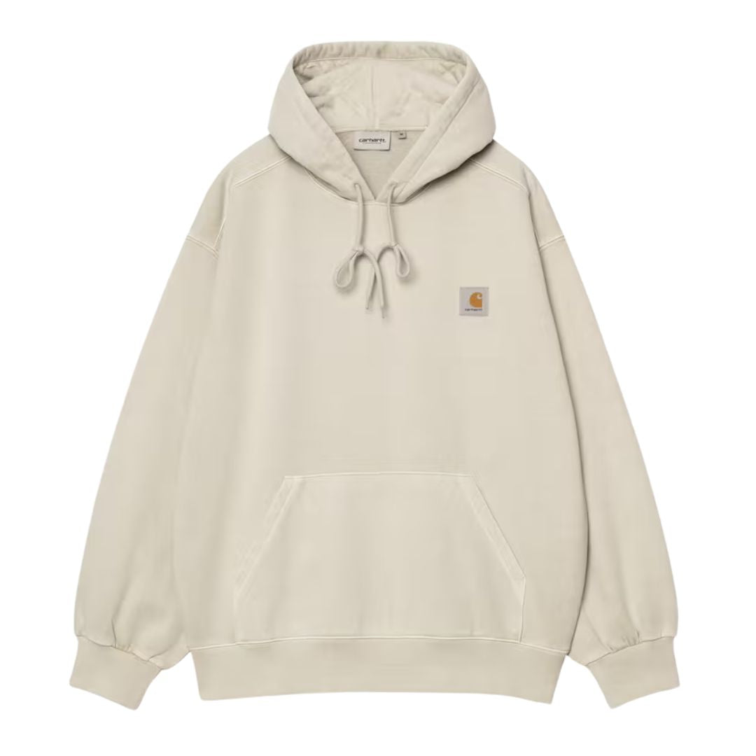 Sudadera Carhartt WIP Hooded Vista Sweat fleur de del garment dyed, vista trasera.
