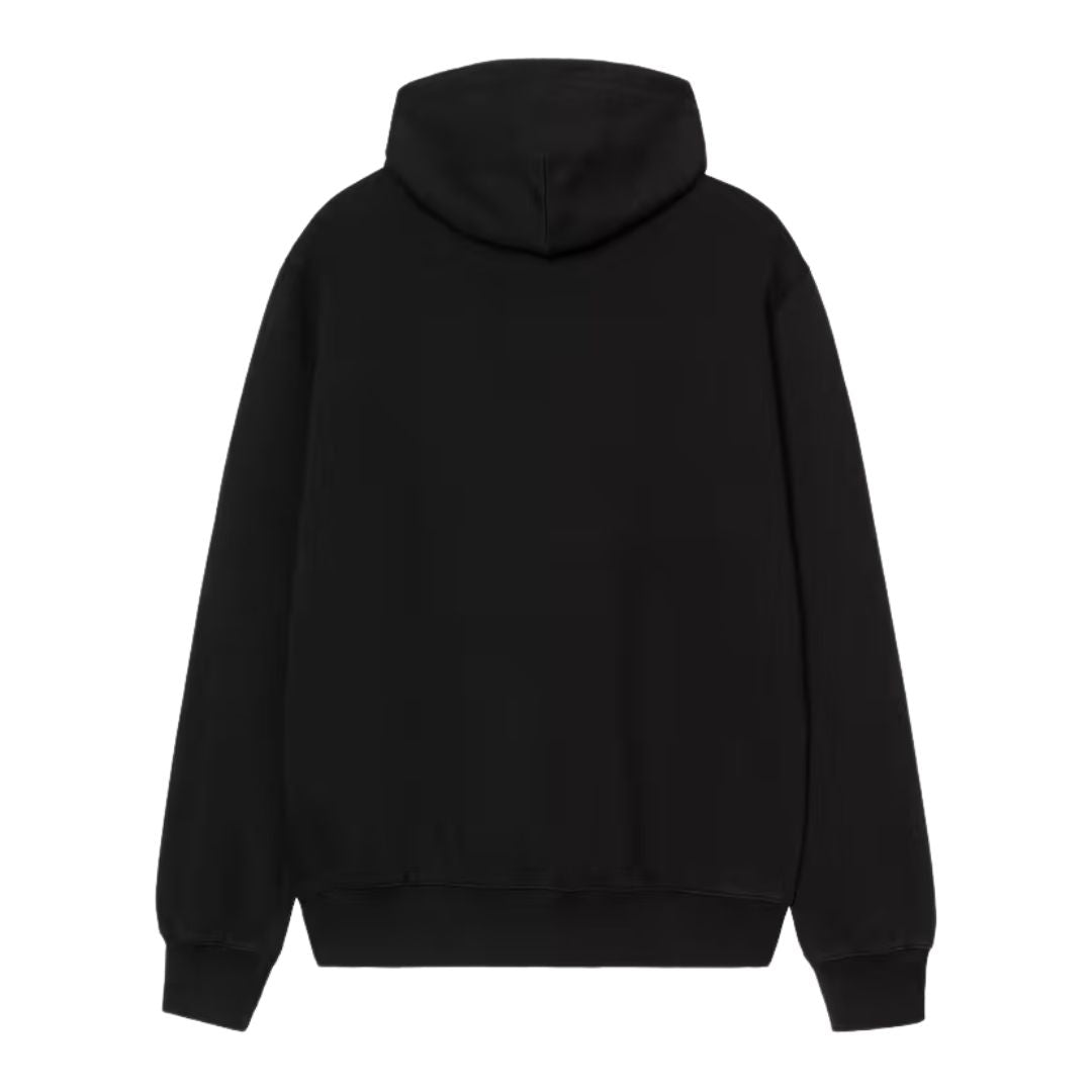 Sudadera con capucha Carhartt WIP Hooded Wild Dog Sweat color Black vista trasera completa.