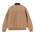 Chaqueta Carhartt WIP OG Santa Fe Hamilton Brown Tobacco grind washed, vista trasera.