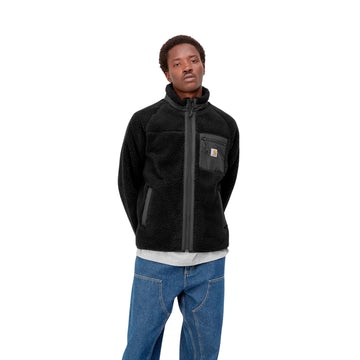 Hombre con la chaqueta forro polar Carhartt WIP Prentis Liner Negra 