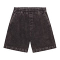 Pantalón corto Carhartt WIP Reynold Short de pana en color shale dusky light wash, vista frontal.