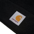 Etiqueta Carhartt cosida del Gorro Carhartt WIP Short Watch Hat Negro 