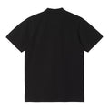 Espalda del polo Carhartt WIP S/S Chase Pique negro