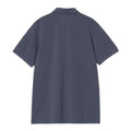 Espalda del Polo Carhartt WIP S/S Chase Pique azul