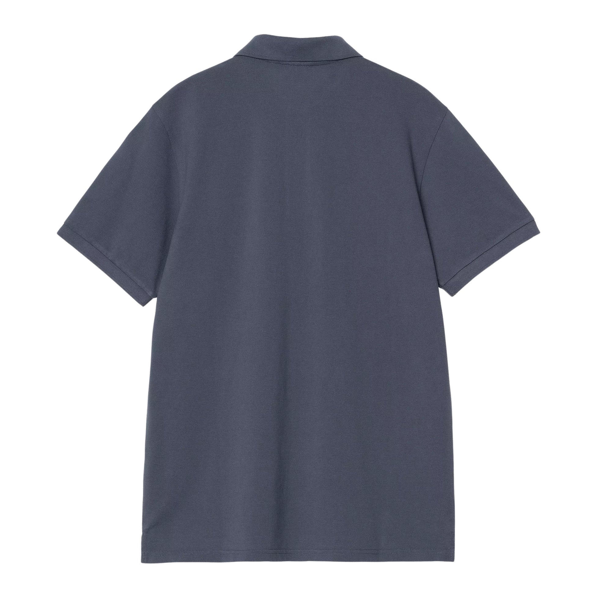 Espalda del Polo Carhartt WIP S/S Chase Pique azul