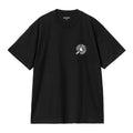 Camiseta de manga corta Carhartt WIP S/S Inspector T-Shirt Negra con una lupa y la leyenda 