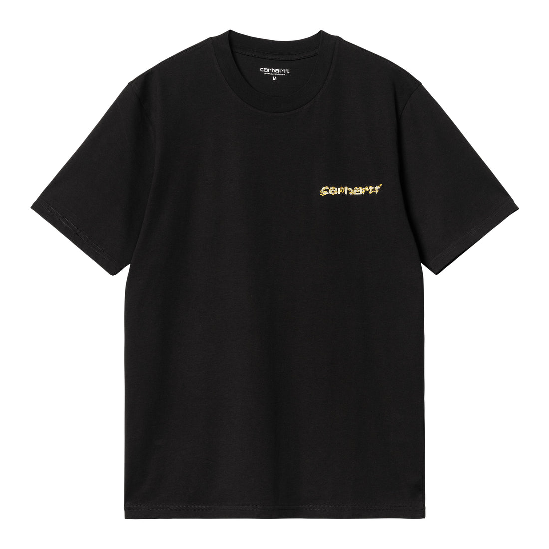 Camiseta gráfica Carhartt WIP S/S Noodle Soup T-Shirt Negra con un plato de noodles estampado en la espalda