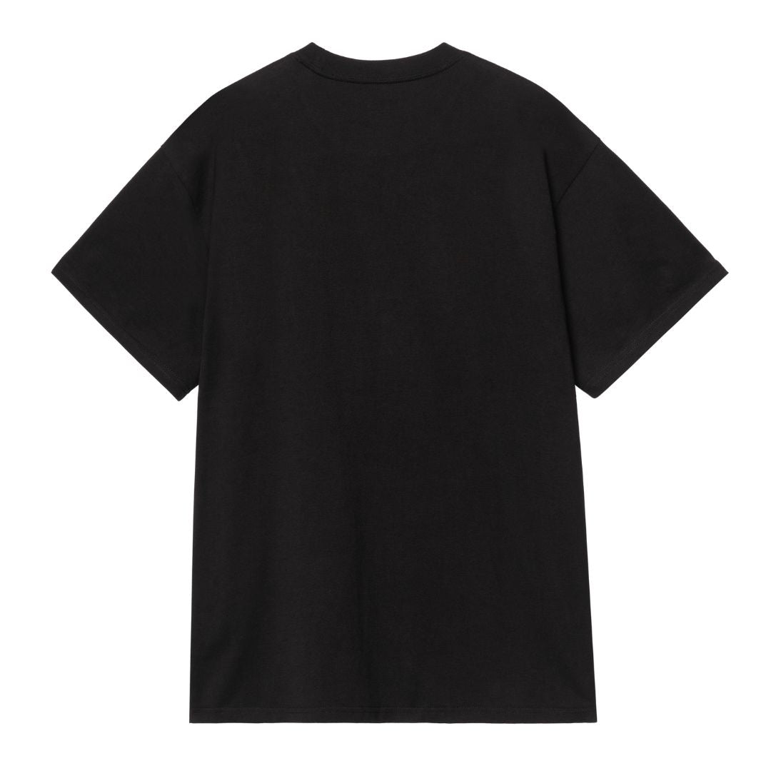 Camiseta Carhartt WIP S/S Octopus T-Shirt en color negro, vista trasera.