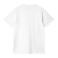 Camiseta básica de manga corta con bolsillo Carhartt WIP S/S Pocket T-Shirt Blanca espalda