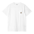 Camiseta básica de manga corta con bolsillo Carhartt WIP S/S Pocket T-Shirt Blanca