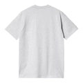 Camiseta de manga corta Carhartt Script Gris ceniza.