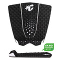 Grip de surf Creatures of Leisure Griffin Colapinto Signature black: 3 piezas negras con patrón Diamond Loc II, logo blanco y sello biodegradable EcoPure.