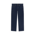 Vaqueros Dickies 983 Regular Straight Jeans rinsed, vista frontal en plano sobre fondo blanco, con botón metálico, cinco bolsillos y costuras vistas en contraste.
