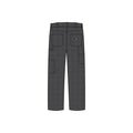 Dickies Double Knee Canvas Carpenter Pant en color negro, vista trasera con bolsillos y etiqueta tejida.