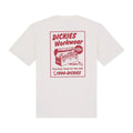 Camiseta Dickies Dry Ridge SS Tee color egret vista trasera completa.