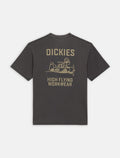 Camiseta de trabajo Dickies High Flying Workwear Tee SS Negra espalda