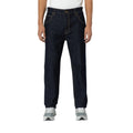 Pantalón Dickies Houston Denim Rinsed color azul oscuro visto desde delante, estilo recto y clásico de cinco bolsillos.