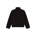 Forro polar Dickies Mount Hope Fleece color Black visto de frente con cremallera completa y bolsillos delanteros de gran tamaño.