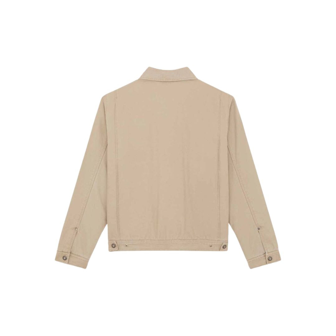Chaqueta Dickies Painter Jacket Canvas color desert sand, vista trasera sin modelo.