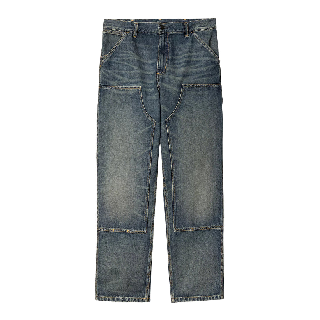 Pantalón vaquero resistente Carhartt WIP Double Knee Pant Blue