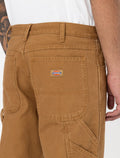 Etiqueta Dickies trasera de los pantalones Dickies Carpenter Duck Canvas Marrón Pato