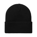 Gorro unisex Carhartt WIP Eldon Beanie negro posterior