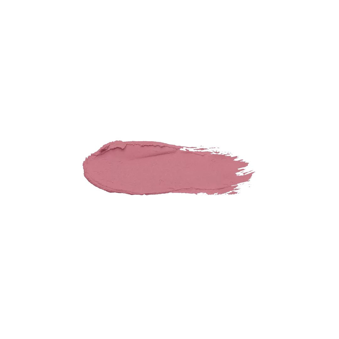 Textura de protector solar en stick SPF50+ bio color raspberry acabado suave para rostro y labios.