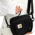 Bolsillos con cremallera del Bolso Bandolera Carhartt WIP Essentials Bag Small negro