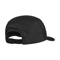 Gorra Fjällräven Abisko Hike Lite Cap color black vista trasera con diseño ligero, cierre ajustable y tejido técnico ventilado.