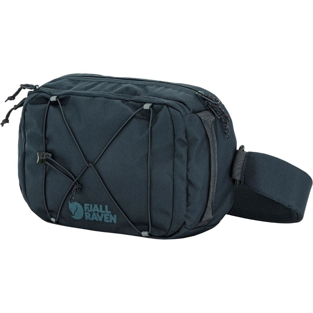 Bandolera Fjällräven Skule Sling 6 navy vista lateral 6 litros.