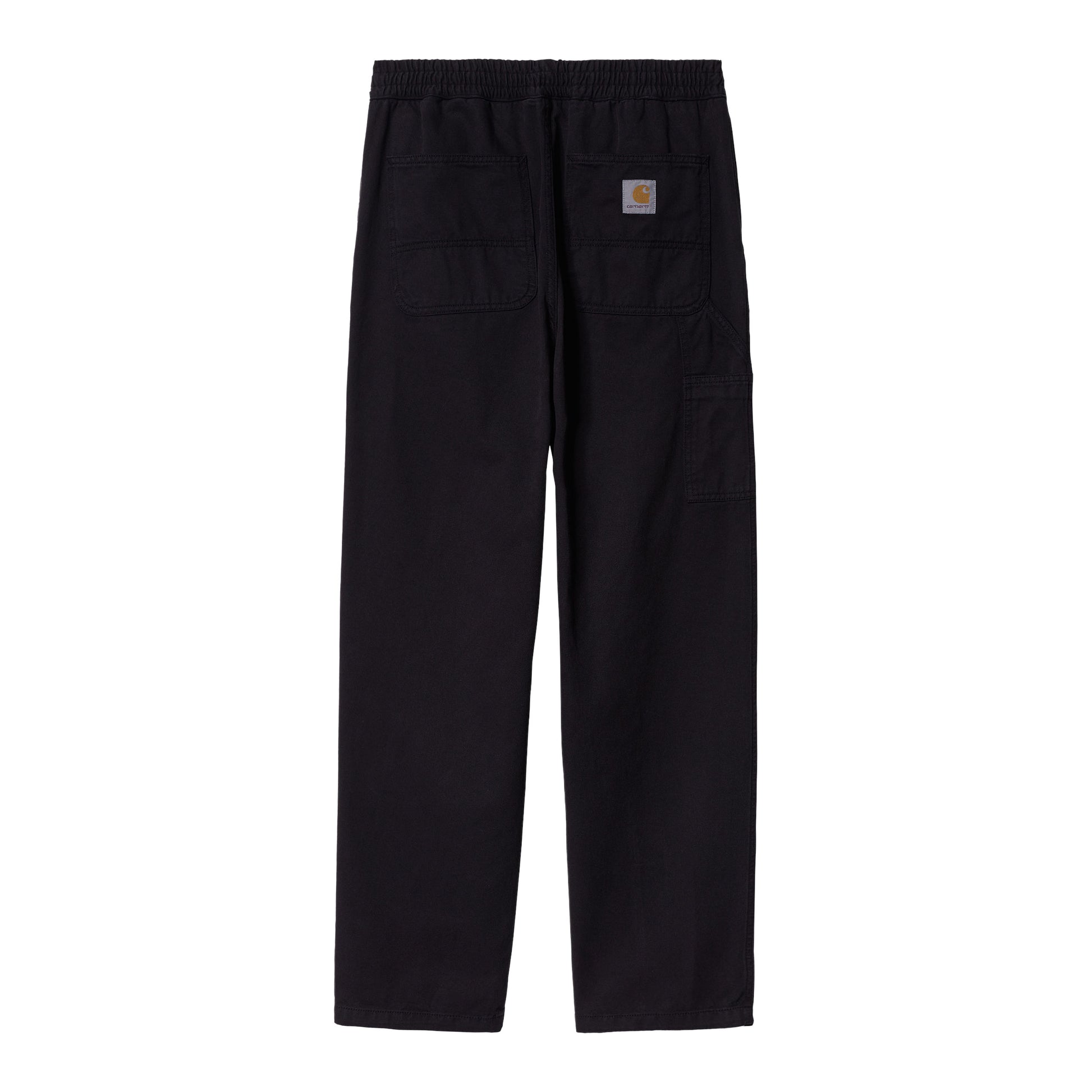 Pantalón resistente Carhartt WIP Flint Pant Negro Garment dyed