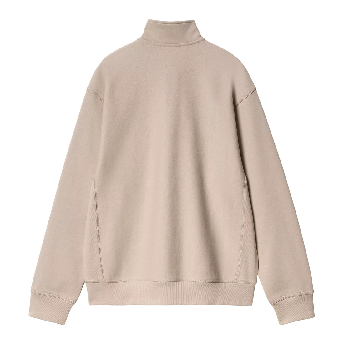 Sudadera con cuello alto y cremallera Carhartt WIP Half Zip American Script Sweat beige