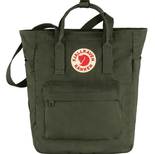 Mochila Fjällräven Kånken Totepack Deep forest.Vista frontal