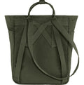 Mochila Fjällräven Kånken Totepack Deep forest. Parte de atrás.