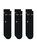PACK STANCE 3 CALCETINES NEGROS BARATOS