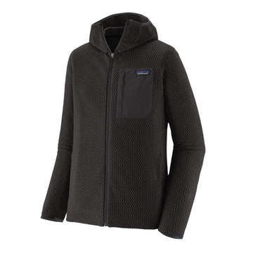 Patagonia Men's R1 Air Full-Zip Hoody en color negro.