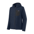 Patagonia Men's R1® Air Full-Zip Hoody en color New Navy, diseño completo con cremallera y capucha.