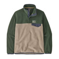 forro polar patagonia color verde y beige