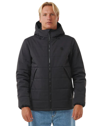 Hombre con la Chaqueta impermeable Rip Curl Anti Series Ridge Jacket Negra