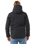 Hombre con la Chaqueta impermeable Rip Curl Anti Series Ridge Jacket Negra espalda