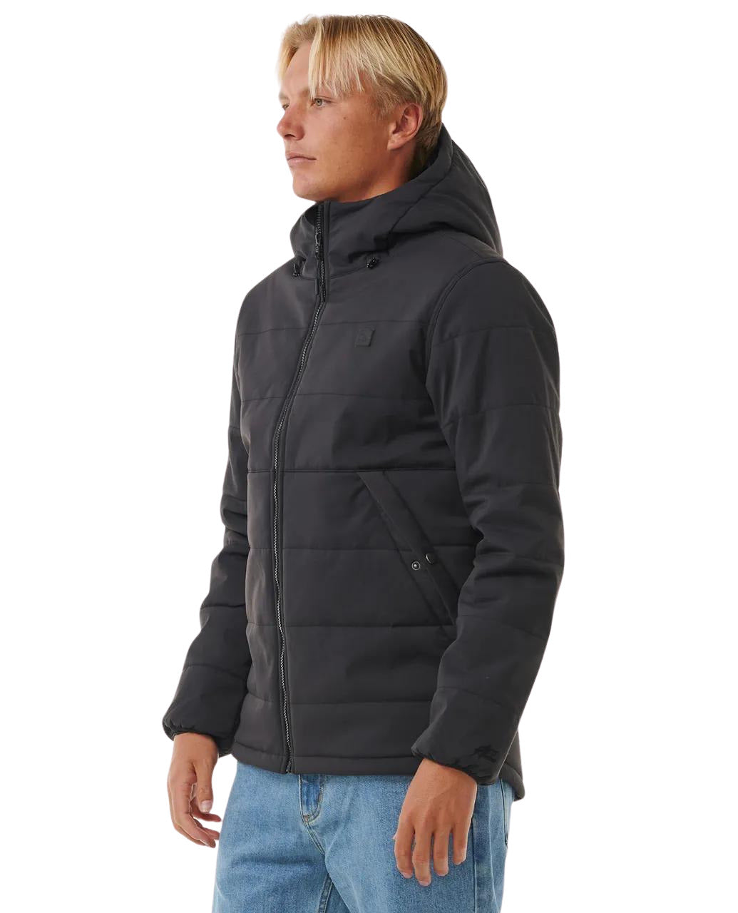 Hombre con la Chaqueta impermeable Rip Curl Anti Series Ridge Jacket Negra