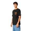 Rip Curl Bells Pro 26 Bell Logo S/S Tee camiseta negra vista lateral estilo surf casual.