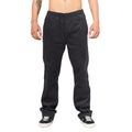 Vista frontal del pantalón Rip Curl Classic Surf Double Cord en color negro, ideal para looks relajados.